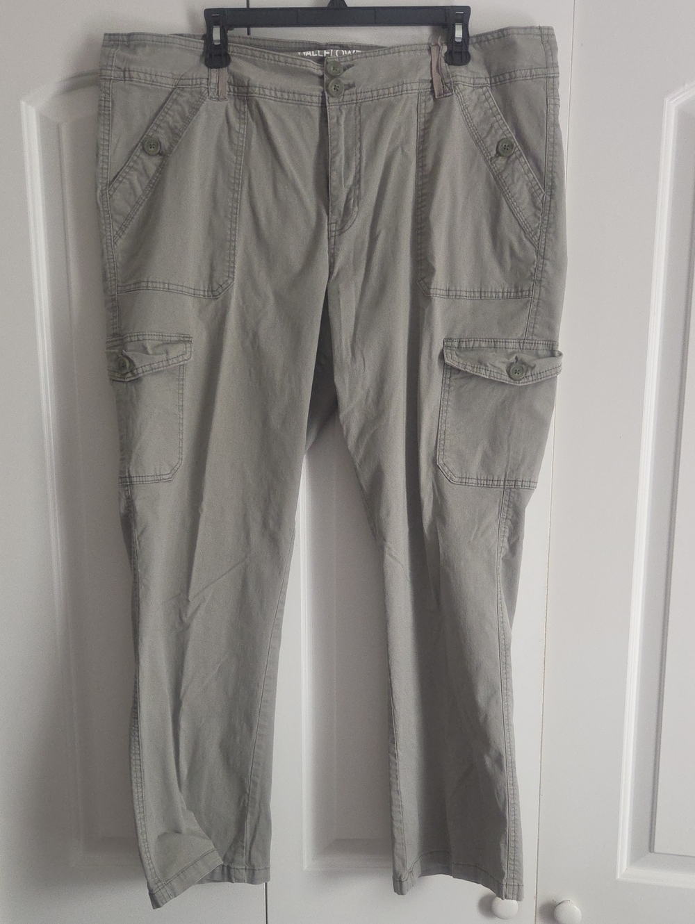 Womens Cargo Pants Sage Green
